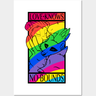 Love Knows No Bounds (light) Posters and Art